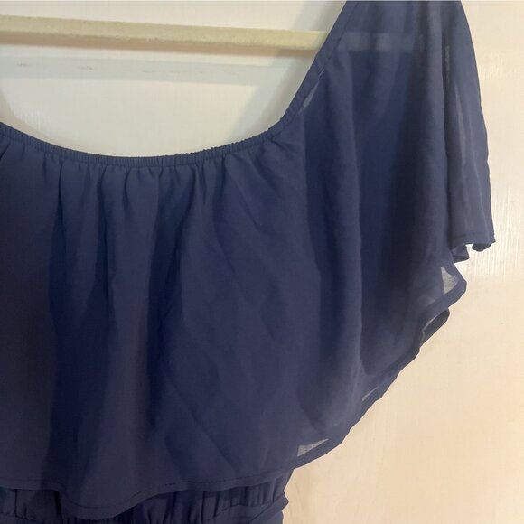 Baltic Born Navy Blue Maxi Dress Women’s XXL New  Formal Evening Gown Flowy - Picture 2 of 14